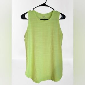 Vively Lime Green Active Tank Top- Small